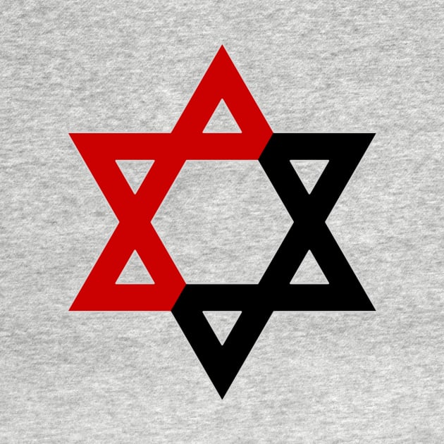 Anarchocommunist Magen David by dikleyt